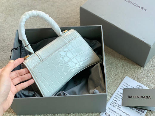 沙漏包XS-鳄鱼白色金扣 商品图2