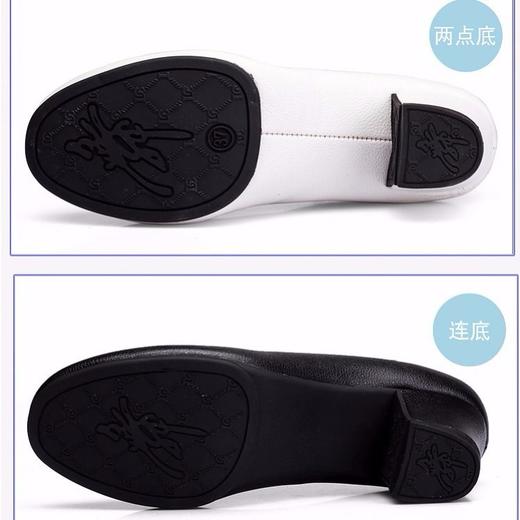 拉丁舞鞋女成人室外跳交谊舞蹈鞋软底中跟广场舞女鞋 商品图10