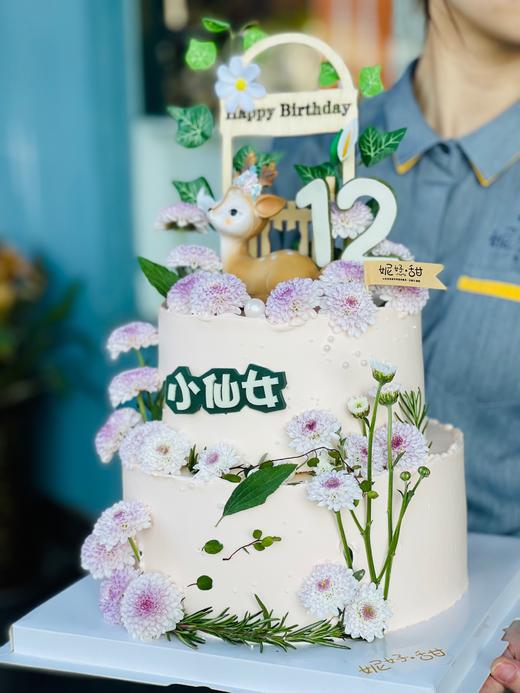 【森林的小鹿主题蛋糕】 商品图1