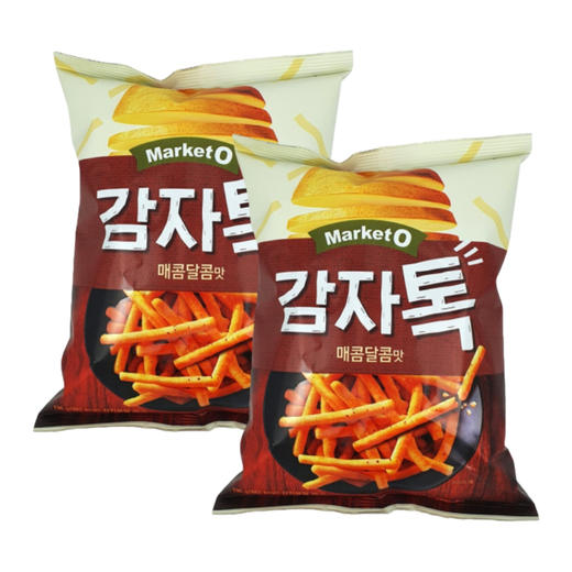 [묶음]오리온 마켓오 감자톡 매콤달콤맛80g*2 商品图0