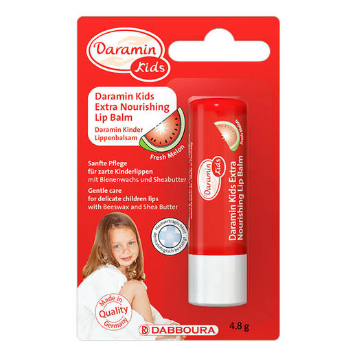 德国进口达罗咪儿童润唇膏保湿滋润补水可食用防干裂护唇膏男女孩 商品图4