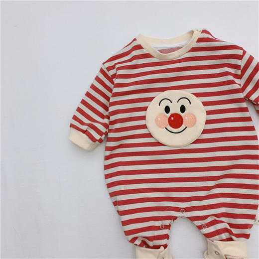 童装秋款婴儿宝宝哈衣韩版婴幼童包屁衣婴幼儿面包卡通连体衣爬服 商品图2