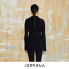 JUDYHUA 修身款翻领开衫 商品缩略图2