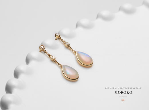 落月 | 彩宝耳钉 商品图7