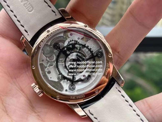 原装对比图。RM 芝柏（Cirard一Perregaux）BRIDGES 金桥系列 99193-53-002-BA6A 凝聚传统复杂机械时计功能及高级钟表优雅神韵 商品图4
