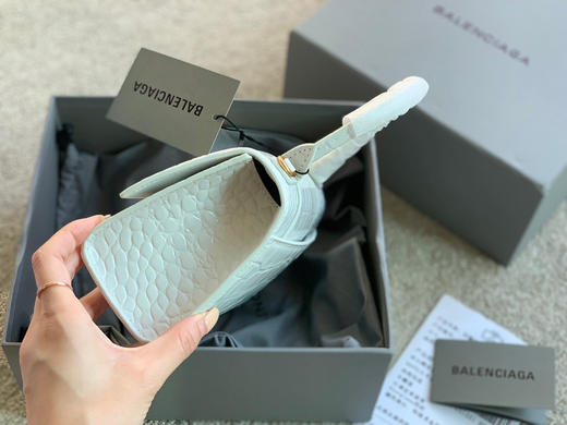 沙漏包XS-鳄鱼白色金扣 商品图3