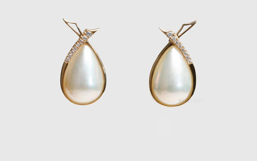 领结 | 马贝耳钉 商品图0