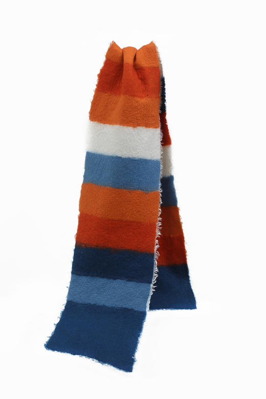  手工羊绒毛毡流苏小围巾 SJF93P435N 商品图3