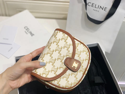 celin 新款马鞍包-白花 商品图2