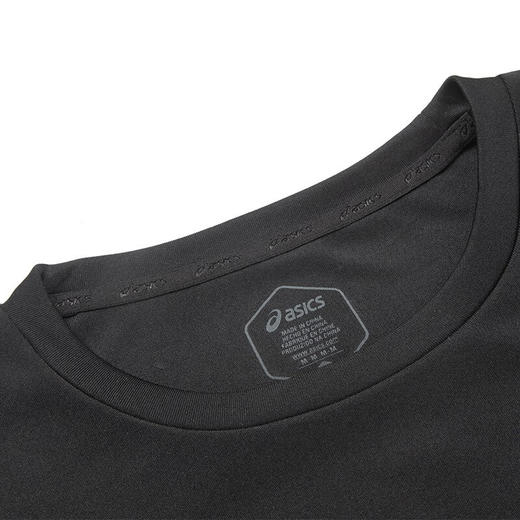 ASICS亚瑟士男快干印花专业跑步短袖反光夜视跑步圆领运动速干T恤 商品图2