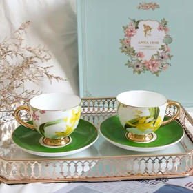 欧式奢华-咖啡杯礼盒-春风燕语礼盒-兰花绿野仙踪礼盒-会员6折