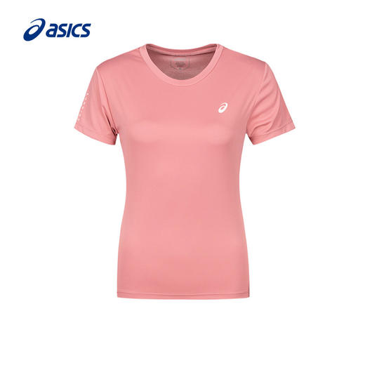 ASICS亚瑟士女式夜光跑步短袖T恤速干透气时尚简约圆领运动上衣 商品图0