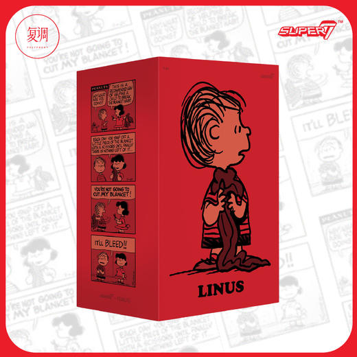 现货 Super7 超大 莱纳斯 花生漫画 史努比 Peanuts 摆件 复古 经典 潮流玩具 商品图4