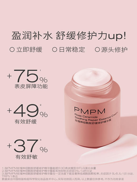 【新】PMPM千叶玫瑰精萃面霜神经酰胺舒缓修护面部保湿补水面霜 商品图2