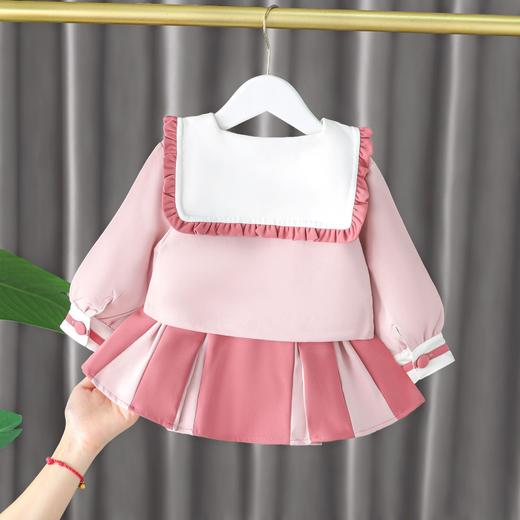 女童新款时髦套装1春秋款公主童装0-4岁网红洋气儿童两件套裙 商品图1