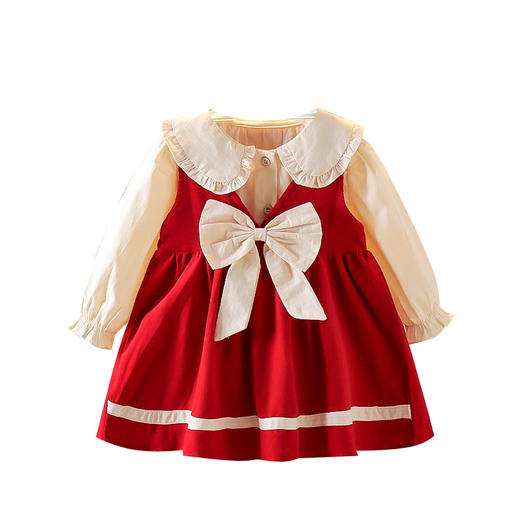 女童洋气秋装套装小裙子宝宝学院风公主连衣裙秋季婴儿一周岁衣服 商品图4