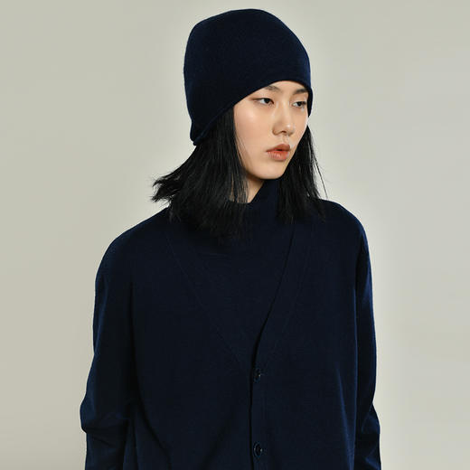 女士2021新款羊毛混纺针织帽 商品图1
