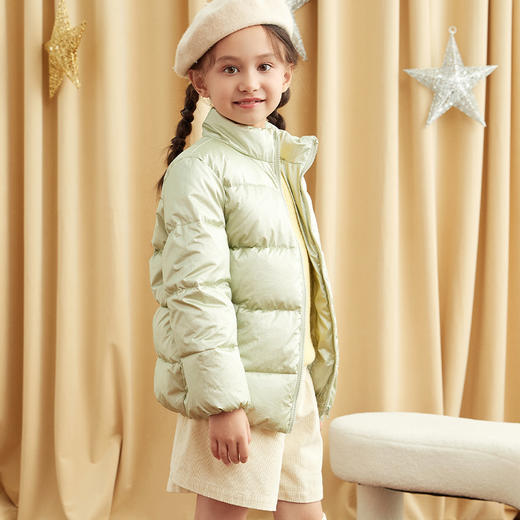 【童装90白鹅绒羽绒服】21年秋冬新品女童羽绒服90白鹅绒保暖外套 商品图7