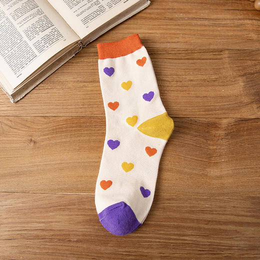 【采用优质新疆棉】秋冬新品日系中筒袜子女学院风可爱兔子长筒袜清新韩版堆堆袜棉袜 商品图9