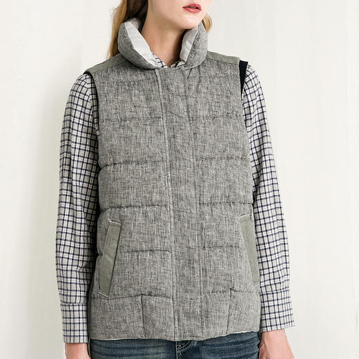 famecoco范可儿羽绒马甲女外搭马夹背心冬季F218CA002 商品图3