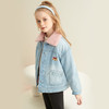 【童装加绒加厚牛仔外套】21年秋冬新品女童水洗牛仔外套加绒内胆保暖外套 商品缩略图3