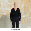 JUDYHUA 瓢虫提花宽松羊毛上衣 商品缩略图0