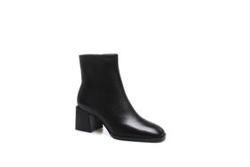 豪麟名鞋奥莱迪嘉女装胎牛皮革时尚雅致靴DJMPA12WN002黑色 原价2960元