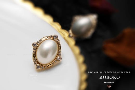 爱奥尼 | 马贝耳钉 商品图2