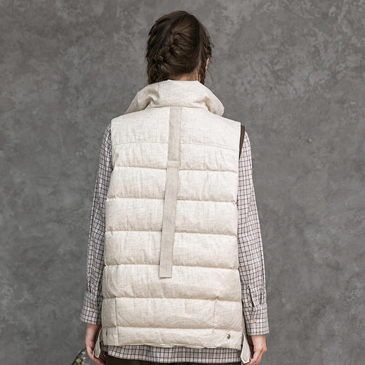 famecoco范可儿羽绒马甲女外搭马夹背心冬季F218CA002 商品图1