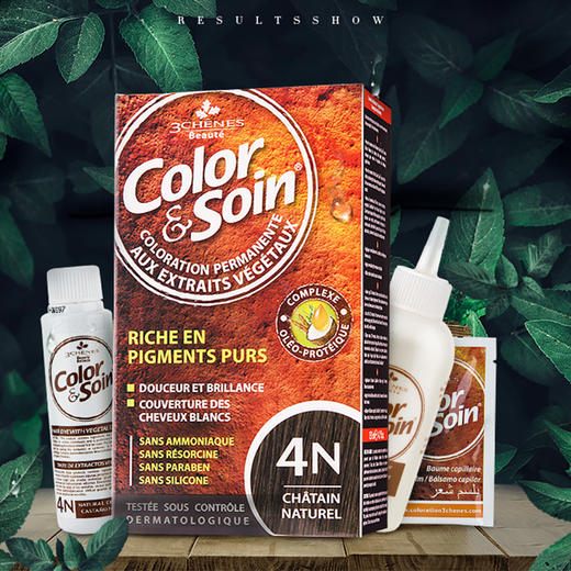 【跨境直邮】超值2盒装！法国3chenes三橡树染发剂 （染发膏60ml+显色剂60ml+护发素15ml） 商品图0