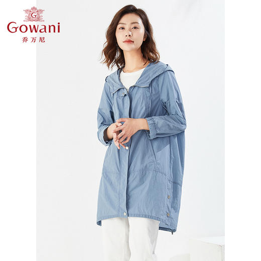 乔万尼新品衣休闲中长款外套宽松版型EI3A185 商品图2