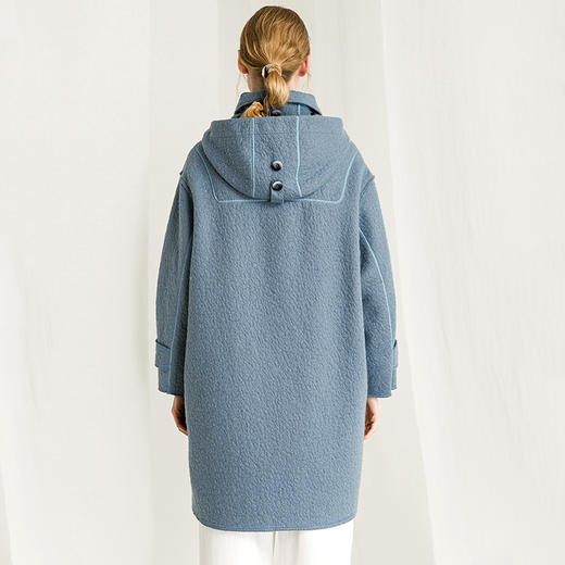 famecoco范可儿毛呢套装两件套羽绒内胆女款F218AI001 商品图4