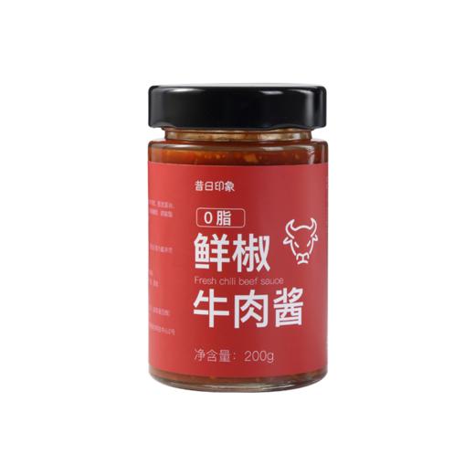 昔日印象牛肉酱大颗粒拌面饭低脂肪0添加蔗糖鲜辣椒牛肉酱料 商品图3