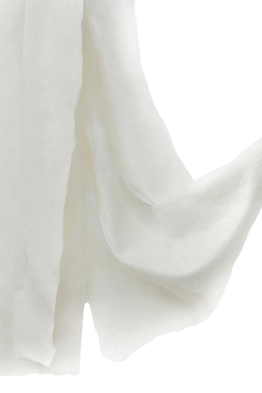  真丝羊绒相拼手工毛毡披肩 SJF93P336N 商品图4