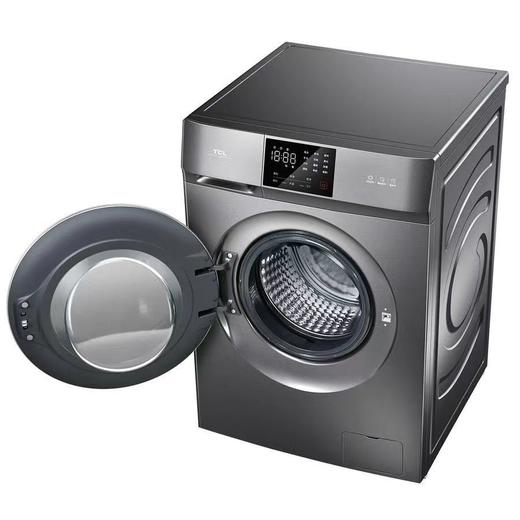 【TCL洗衣机】TCL洗衣机 G100V200-D星曜灰 10公斤DD直驱变频滚筒洗衣机 商品图1