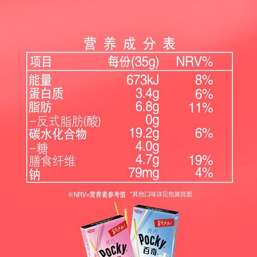 格力高纤巧百奇清香抹茶味饼干35g 商品图3