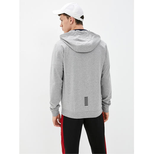 EMPORIO ARMANI EA7 阿玛尼 拉链连帽 男士卫衣 深灰 6KPM57 PJ05Z 3909 商品图3