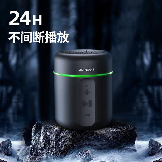 机乐堂防水蓝牙音箱JR-ML02黑色小音响超重低音炮迷你无线家用小型户外高端大音量新款车载 商品图4