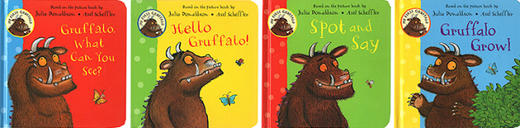 【宝莉爹书单·0-5岁】「礼品手提袋纸板书8册」 咕噜牛作者&绘者 Julia Donaldson / Axel Scheffler联手创作 幼儿启蒙认知+英语启蒙必备 商品图1