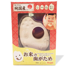 日本people纯大米制宝宝磨牙棒牙胶玩具婴幼儿咬胶无毒
