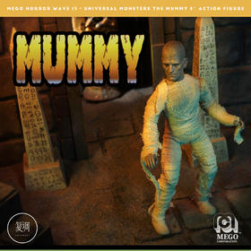 现货 Mego Universal Mummy 环球怪物 木乃伊 8英寸挂卡