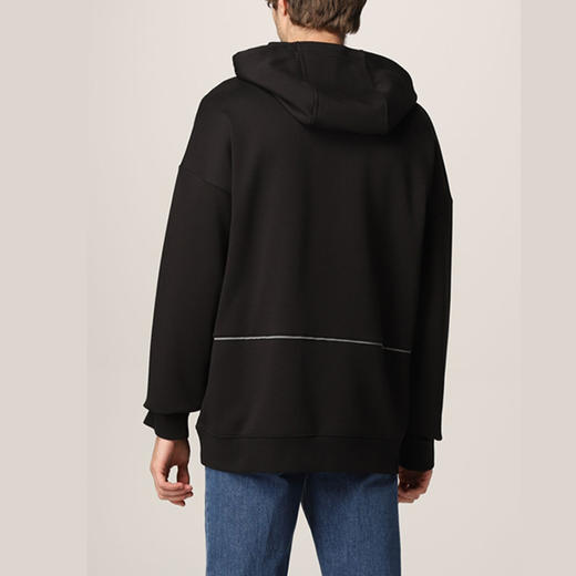 EMPORIO ARMANI EA7 阿玛尼 连帽 男士卫衣 黑色 6KPM73 PJANZ 1200 商品图2