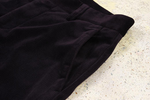 7牌 后兜刺绣字母 灯芯绒休闲长裤 Z-7781 商品图6