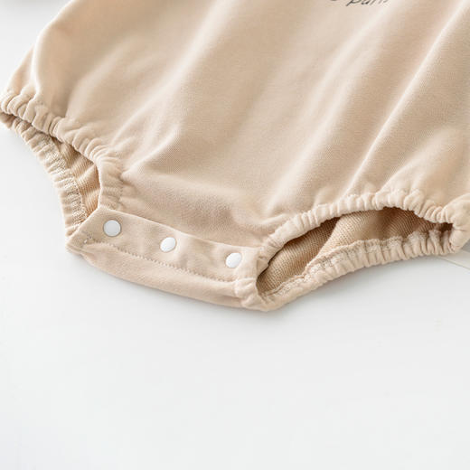 2021秋款新款韩版婴幼儿男女宝宝卡通小熊三角包屁衣 商品图3