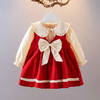 女童洋气秋装套装小裙子宝宝学院风公主连衣裙秋季婴儿一周岁衣服 商品缩略图2