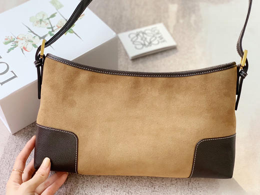 罗威麂皮单肩包 商品图3