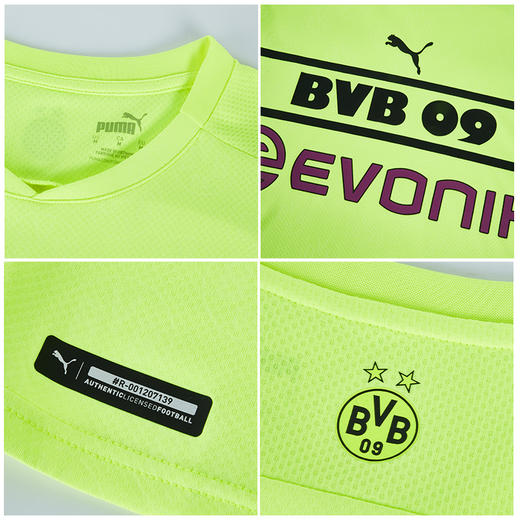 SFS彪马正品 21-22多特蒙德欧冠球迷版球衣第三足球服 759068-03 商品图3