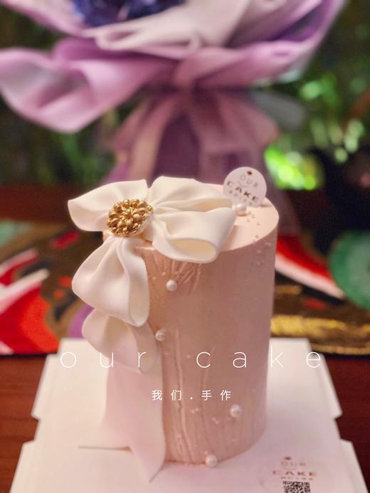 优雅蝴蝶结加高蛋糕-加高艺术蛋糕（收货时间需要在下午2点后） 商品图0