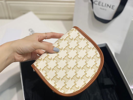 celin 新款马鞍包-白花 商品图4