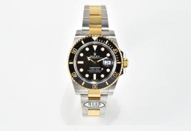 C厂 【V4版间金】Rolex劳力士潜航者型系列116613-LN-97203 黑盘腕表(间金黑水鬼) 商品图0